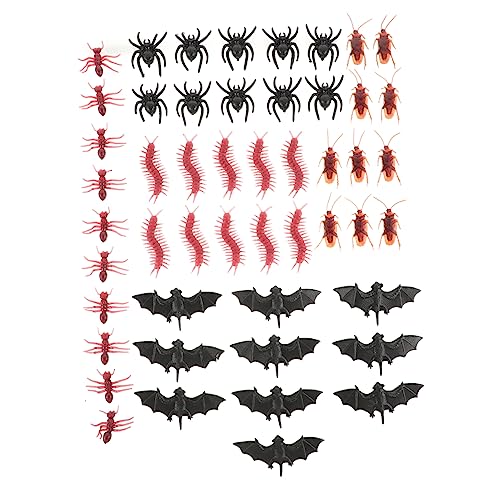 KOMBIUDA 100St Spinnenfledermaus Ameise Halloween -Ornamente Ameise Schläger Plüsch Halloween Halloween Toys Halloween -Requisite Spinnenstreich Requisite Plastik von KOMBIUDA