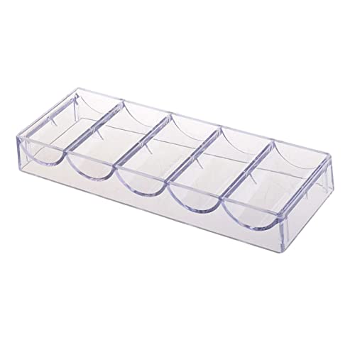 KOMBIUDA 100er Set Transparente Poker Chips Box Organizer Für Poker Chips Stapelbare Chips Ohne Deckel Ideal Für Kartenspiele Und Spieleabende von KOMBIUDA