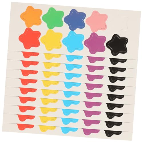 KOMBIUDA 10Blätter Magnetische Sternaufkleber Kühlschrankmagnete für Belohnungen Langlebig und Vielseitig für Lehrer und Sichere Anwendung Stabile KOMBIUDA 10Blätter Magnetische Sternaufkleber Kühlschrankmagnete für Belohnungen Langlebig und Vielseitig für Lehrer und Sichere Anwendung Stabile von KOMBIUDA