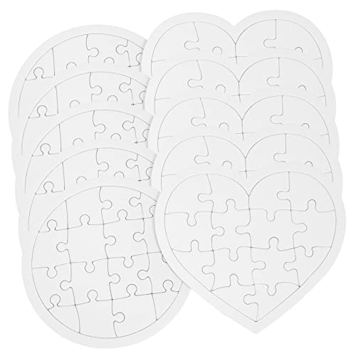 KOMBIUDA 10 Stück Leere DIY-Puzzles Für Kinder Papierzeichnung Graffiti-Puzzle Bastelbedarf Und Spielzeug KOMBIUDA 10 Stück Leere DIY-Puzzles Für Kinder Papierzeichnung Graffiti-Puzzle Bastelbedarf Und Spielzeug von KOMBIUDA