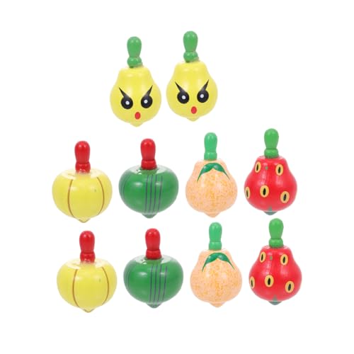KOMBIUDA 10St Kreisel für Fidget kinderspielzeug holzspielzeug für die Entwicklung funnytoys Druckentlastungsspielzeug rotierende Oberteile hölzern KOMBIUDA 10St Kreisel für Fidget kinderspielzeug holzspielzeug für die Entwicklung funnytoys Druckentlastungsspielzeug rotierende Oberteile hölzern von KOMBIUDA