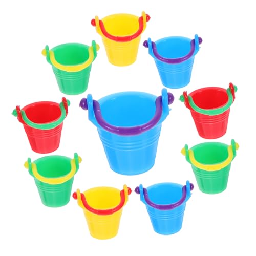 KOMBIUDA 10St Puppenhaus-Eimer für kinderspielzeug Kid Toys Fantasievolles Toys kleines Hauszubehör Minifiguren Mini-Eimer-Modell Miniatur-Eimer Plastik KOMBIUDA 10St Puppenhaus-Eimer für kinderspielzeug Kid Toys Fantasievolles Toys kleines Hauszubehör Minifiguren Mini-Eimer-Modell Miniatur-Eimer Plastik von KOMBIUDA