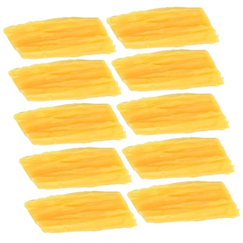 KOMBIUDA 10St gefälschte Lebensmittel realistisch Abzeichenabdeckungen Kreis Sandkasten Tapetendekoration küchendekoration vielzweckleiter Restaurant-Requisite gefälschtes Essen PVC Yellow KOMBIUDA 10St gefälschte Lebensmittel realistisch Abzeichenabdeckungen Kreis Sandkasten Tapetendekoration küchendekoration vielzweckleiter Restaurant-Requisite gefälschtes Essen PVC Yellow von KOMBIUDA