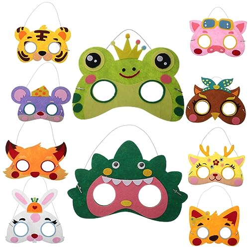 KOMBIUDA 10St tierkostüme für tiermasken für Kinderfest Masken Kinderkostüme mit Masken Kinderparty Dekoration Gesicht LED-Maske Wolf Kostümmasken Cosplay-Tiermasken gefühlt KOMBIUDA 10St tierkostüme für tiermasken für Kinderfest Masken Kinderkostüme mit Masken Kinderparty Dekoration Gesicht LED-Maske Wolf Kostümmasken Cosplay-Tiermasken gefühlt von KOMBIUDA