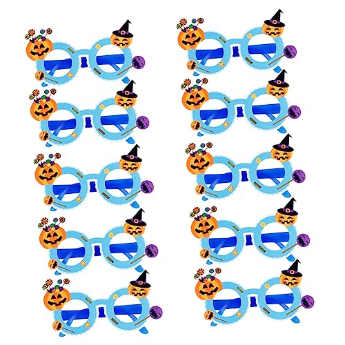 KOMBIUDA 10Stücke Halloween Brillen Für Lustige Kostüm Accessoires Mit Kürbis Motiven Partys Und Fotorequisiten von KOMBIUDA