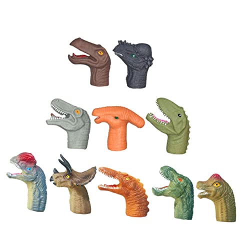 KOMBIUDA 10st Dinosaurier-handpuppe Marionetten Fingerspielzeug Kinderpuppenspielzeug Mini-fingerpuppen Handpuppenspielzeug Fingerpuppe Dinosaurier-fingerpuppen PVC KOMBIUDA 10st Dinosaurier-handpuppe Marionetten Fingerspielzeug Kinderpuppenspielzeug Mini-fingerpuppen Handpuppenspielzeug Fingerpuppe Dinosaurier-fingerpuppen PVC von KOMBIUDA