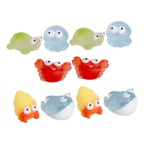 KOMBIUDA Dekoration 10Pcs Harz Miniatur Meer Tier Figuren Marine Tier Mini für Home KOMBIUDA Dekoration 10Pcs Harz Miniatur Meer Tier Figuren Marine Tier Mini für Home von KOMBIUDA