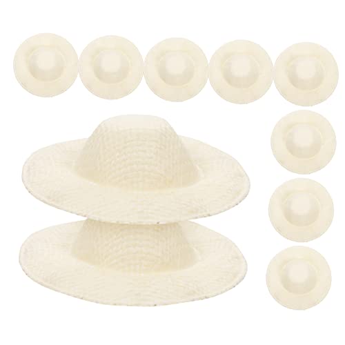 KOMBIUDA 10 Stück Mini-hüte Puppenzubehör Hüte Zum Basteln Puppenhüte Für Bastelprojekte KOMBIUDA 10 Stück Mini-hüte Puppenzubehör Hüte Zum Basteln Puppenhüte Für Bastelprojekte von KOMBIUDA