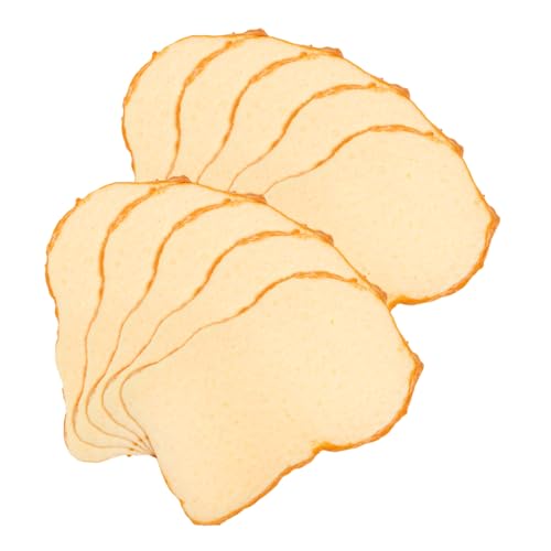 KOMBIUDA Realistisches Lebensmittelbrotmodell 10-teiliges Faux-simulationsbrot-Set Toastscheiben Für Küche Und Büro KOMBIUDA Realistisches Lebensmittelbrotmodell 10-teiliges Faux-simulationsbrot-Set Toastscheiben Für Küche Und Büro von KOMBIUDA