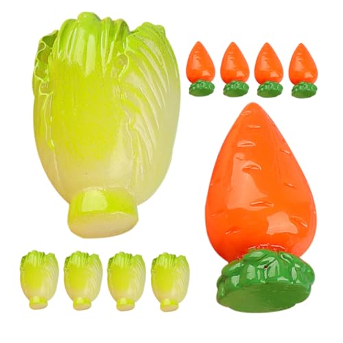 KOMBIUDA Lebendige Gemüsemodelle Set 10 Stück Künstliche Karotten Für Küche Modell Dekoration Simulation Lebensmittel von KOMBIUDA