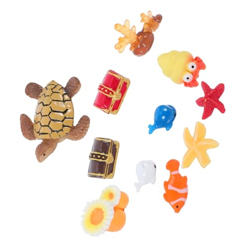 KOMBIUDA 11Stücke Resin Tier Figuren für DIY Puppenhäuser Feengärten Aquarien und Sommer Deko Zubehör KOMBIUDA 11Stücke Resin Tier Figuren für DIY Puppenhäuser Feengärten Aquarien und Sommer Deko Zubehör von KOMBIUDA