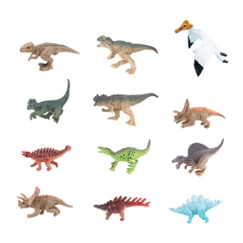 KOMBIUDA Dinosaurier-Ornamente PVC-Material Realistische Dinosaurier-Figuren Simulations-Modelle Kinderspielzeug Mini-Ornamente Langlebig Und Robust von KOMBIUDA