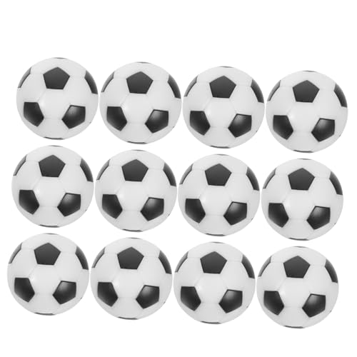 KOMBIUDA 12 Stück Langlebige Resinkugeln für Tischfußballspiele für Home Offices und Freizeitaktivitäten von KOMBIUDA