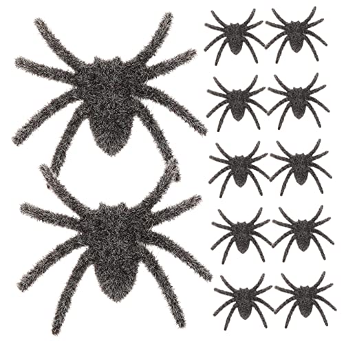 KOMBIUDA 12 Stück Spinnenrequisiten Halloween-Spinne Halloween Costume Halloween Kleidung Halloween-Dekoration gruselige Spinnendekorationen Halloween - Plastik Grey KOMBIUDA 12 Stück Spinnenrequisiten Halloween-Spinne Halloween Costume Halloween Kleidung Halloween-Dekoration gruselige Spinnendekorationen Halloween - Plastik Grey von KOMBIUDA