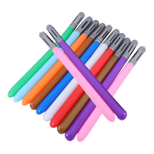 KOMBIUDA 12 Stück Teiliges Aufblasbares Sichere Leichte und Strapazierfähige Partyspielzeuge Schnelle Aufblasfunktion als Geburtstagsgeschenk und Poolspielzeug Cartoon inspirierte Designs von KOMBIUDA