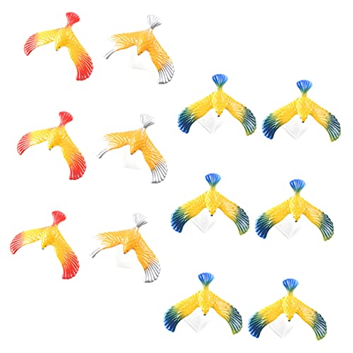 KOMBIUDA 12 Stück Teiliges Balancing Bird Lernspielzeug aus Kunststoff Gravity Eagle für Jungen und Mädchen Lehrreiches Physikspielzeug als Fördert Gleichgewicht und Neugier von KOMBIUDA