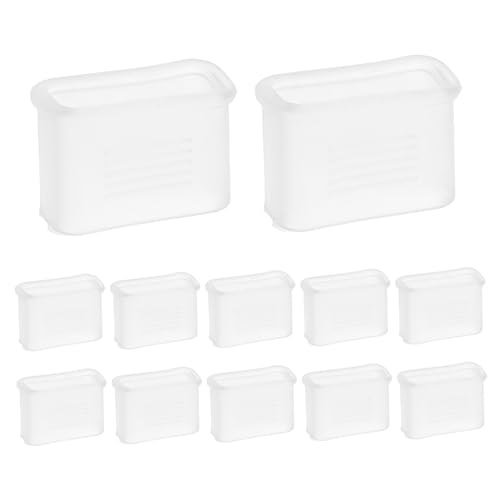 KOMBIUDA 12 Stück Teiliges Transparentes Pfeifen mundstück mit Ergonomischem Schutz Bequemer Bissgriff für Schiedsrichter Trainer und Fußballtraining Passgenaues Zubehör zur Zahnschonung von KOMBIUDA