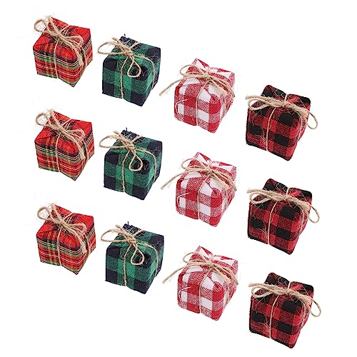 KOMBIUDA 12Er Boxen Puppenhaus-Ornament Spielzeugnahrung Bausatz Weihnachtsschmuck Figur büro Dekoration Office Decoration Weihnachts-Miniatur- puppenhauszubehör für Weihnachten Stoff KOMBIUDA 12Er Boxen Puppenhaus-Ornament Spielzeugnahrung Bausatz Weihnachtsschmuck Figur büro Dekoration Office Decoration Weihnachts-Miniatur- puppenhauszubehör für Weihnachten Stoff von KOMBIUDA