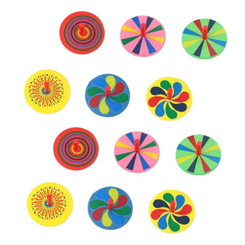 KOMBIUDA 12St Kleiner Kreisel holzspielzeug für Kreatives Holzspielzeug детские игрушки spielzeuge Kinderoberteile Gyro- hölzern KOMBIUDA 12St Kleiner Kreisel holzspielzeug für Kreatives Holzspielzeug детские игрушки spielzeuge Kinderoberteile Gyro- hölzern von KOMBIUDA
