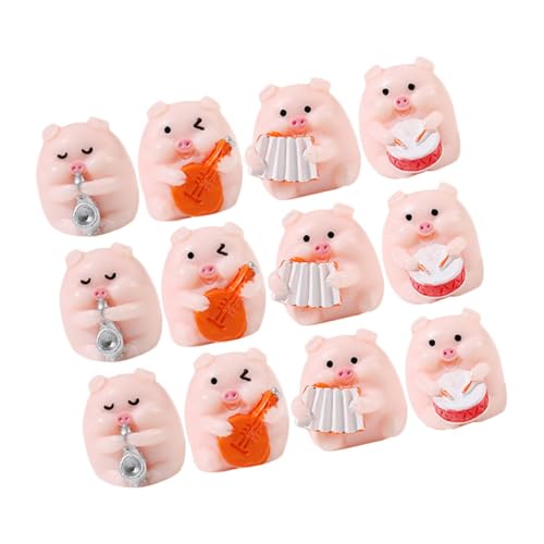 KOMBIUDA Miniatur-schweinefiguren Aus Kunstharz Niedliche Tierornamente Für Garten Und Hof Kleine Schweinestatuen Als Deko Für Puppenhäuser Und Autos KOMBIUDA Miniatur-schweinefiguren Aus Kunstharz Niedliche Tierornamente Für Garten Und Hof Kleine Schweinestatuen Als Deko Für Puppenhäuser Und Autos von KOMBIUDA