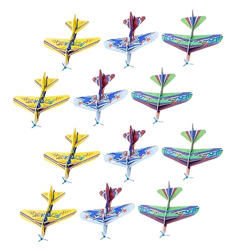 KOMBIUDA 12St handgeworfener Tragschrauber Outdoor draußen Flugzeug Bastelset Zyklotron Flugzeug Kinderspielzeug im Freien Eva KOMBIUDA 12St handgeworfener Tragschrauber Outdoor draußen Flugzeug Bastelset Zyklotron Flugzeug Kinderspielzeug im Freien Eva von KOMBIUDA