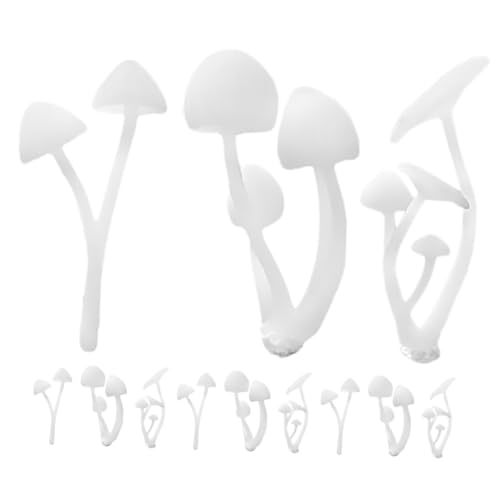 KOMBIUDA 12st Mikrolandschaftspilz Mini-landschaftsmodell Kleine Pilze Zum Basteln Künstliche Pilze Mini-pilzfiguren Mini-pilzverzierung Dekoration Pilz Im Silikonmodus Plastik Weiß KOMBIUDA 12st Mikrolandschaftspilz Mini-landschaftsmodell Kleine Pilze Zum Basteln Künstliche Pilze Mini-pilzfiguren Mini-pilzverzierung Dekoration Pilz Im Silikonmodus Plastik Weiß von KOMBIUDA