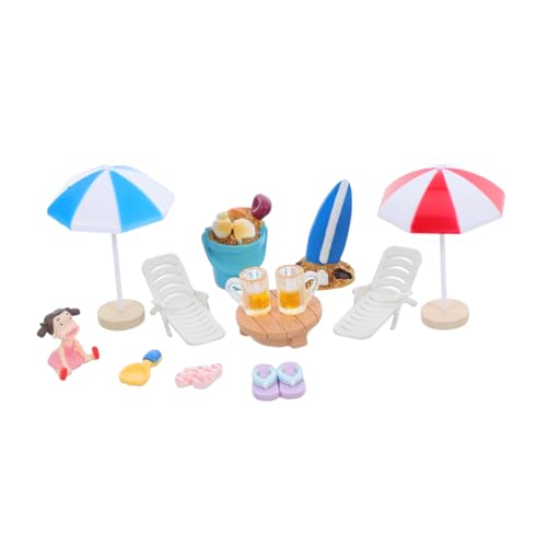 KOMBIUDA 13 Stück wasserdichte Resin und Kunststoffstrandaccessoires für Puppenhäuser Sandkästen und DIY Themen Dekorationen KOMBIUDA 13 Stück wasserdichte Resin und Kunststoffstrandaccessoires für Puppenhäuser Sandkästen und DIY Themen Dekorationen von KOMBIUDA