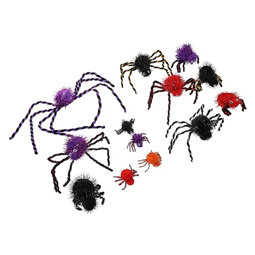 KOMBIUDA 13 Stücke Halloween-spinne Halloween-haargummis Spinnennetze Spinnenkostüm Für Plüsch Halloween- Haariges Spinnennetz Spinnenpunk Aufblasbares Kostüm Polyester KOMBIUDA 13 Stücke Halloween-spinne Halloween-haargummis Spinnennetze Spinnenkostüm Für Plüsch Halloween- Haariges Spinnennetz Spinnenpunk Aufblasbares Kostüm Polyester von KOMBIUDA
