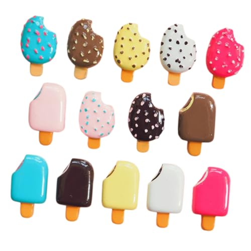 KOMBIUDA 14 Stück Kawaii Kunstharz Eiscreme Charms für DIY Handyhüllen Realistische Dessert Dekorationen für Partys und Bastelprojekte KOMBIUDA 14 Stück Kawaii Kunstharz Eiscreme Charms für DIY Handyhüllen Realistische Dessert Dekorationen für Partys und Bastelprojekte von KOMBIUDA
