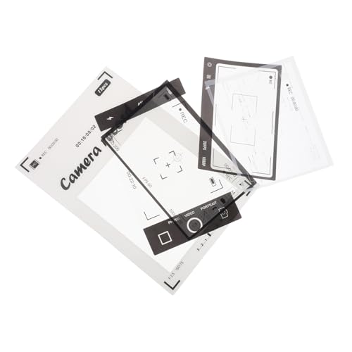 KOMBIUDA Unverzichtbares Scrapbooking-Set 15-teilig PVC-Aufkleber Mit Retro-filmrahmen Für Ästhetisches Journaling Und Erinnerungs-Scrapbooking-zubehör von KOMBIUDA