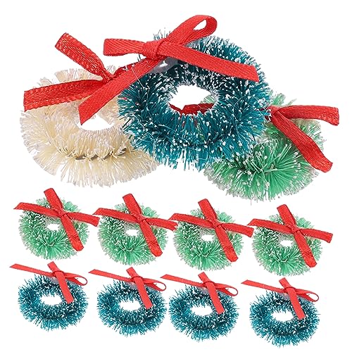 KOMBIUDA Weihnachtskranzdekoration Mini-kränze Zum Aufhängen Für Weihnachtsbaum Fenster Weihnachtsgirlande Zum Basteln Mit Weihnachtsthema KOMBIUDA Weihnachtskranzdekoration Mini-kränze Zum Aufhängen Für Weihnachtsbaum Fenster Weihnachtsgirlande Zum Basteln Mit Weihnachtsthema von KOMBIUDA