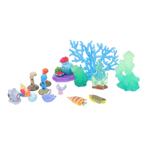 KOMBIUDA 15 Stück Teiliges Miniatur Ozeanfiguren Realistische Meereslebewesen aus Resin für Aquarien Mikro Landschaften und Puppenhäuser Einfach zu Gestalten Installieren Kreative KOMBIUDA 15 Stück Teiliges Miniatur Ozeanfiguren Realistische Meereslebewesen aus Resin für Aquarien Mikro Landschaften und Puppenhäuser Einfach zu Gestalten Installieren Kreative von KOMBIUDA