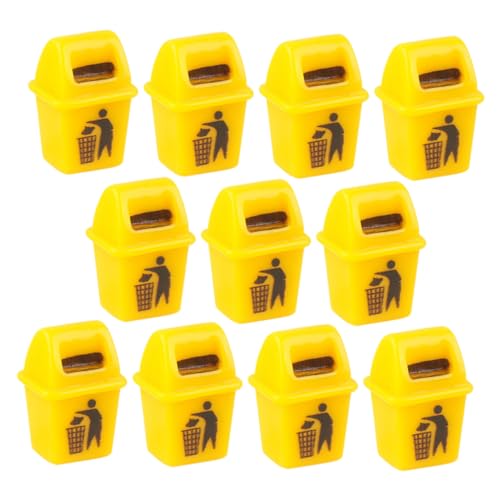 KOMBIUDA Mini- - – 15-teiliges Miniatur-mülleimer-Set – Rustikaler Stil Für Puppenhäuser Und Miniaturhäuser von KOMBIUDA