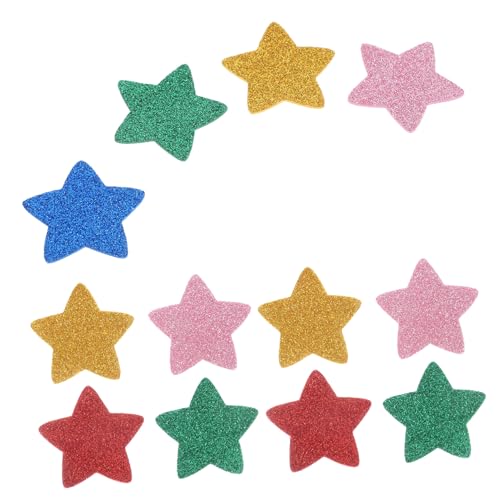 KOMBIUDA 15St kleine Sternaufkleber Light licht würfelunterlage Wasserkocher Dekoration glitzee leicht Selbstklebende Sternaufkleber große Sternaufkleber Stern Aufkleber Sterne Eva-Schaum von KOMBIUDA