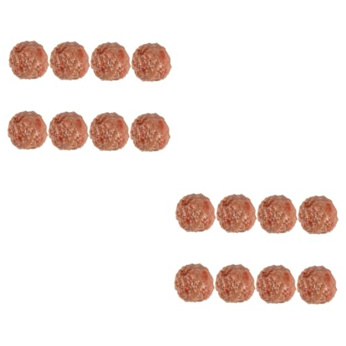 KOMBIUDA 2 Sets Realistische Gefälschte Rindfleisch-fleischbällchen Modell Spiellebensmittel Künstliche Dekoration Für Küche Restaurant Foto-Requisite 8 Stück * 2 KOMBIUDA 2 Sets Realistische Gefälschte Rindfleisch-fleischbällchen Modell Spiellebensmittel Künstliche Dekoration Für Küche Restaurant Foto-Requisite 8 Stück * 2 von KOMBIUDA