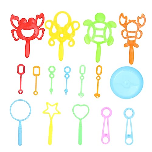 KOMBIUDA 16 Stück 1 Satz Bubble Stick Set Blasenwasserspielzeug Seifenblasenmacher Krabbenblasenstab lustiges KOMBIUDA 16 Stück 1 Satz Bubble Stick Set Blasenwasserspielzeug Seifenblasenmacher Krabbenblasenstab lustiges von KOMBIUDA