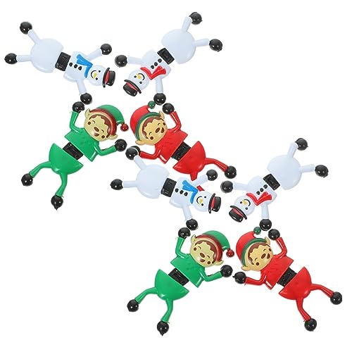 KOMBIUDA 16stücke Teiliges Set Weihnachts-spielzeug Für Junge Mädchen Biegsame Und Dehnbare Figuren Als Stress-relief Und Party- Für Weihnachten Als Füller Für Geschenktüten von KOMBIUDA