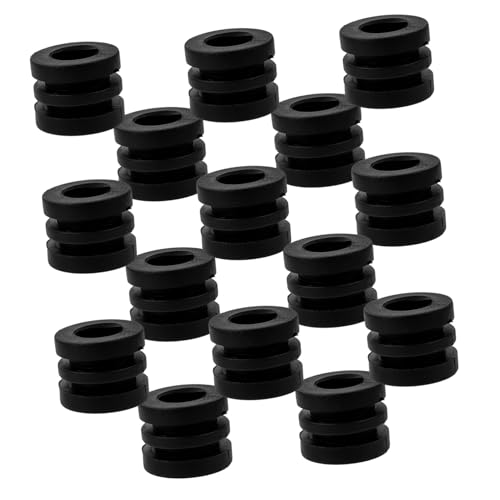 KOMBIUDA 16 Stück Teiliges Foosball Ersatzringe aus Langlebigem Kunststoff für Tischfußball Leichte Dichtungen für Stoßdämpfung und Einfache Montage Am Kickertisch KOMBIUDA 16 Stück Teiliges Foosball Ersatzringe aus Langlebigem Kunststoff für Tischfußball Leichte Dichtungen für Stoßdämpfung und Einfache Montage Am Kickertisch von KOMBIUDA