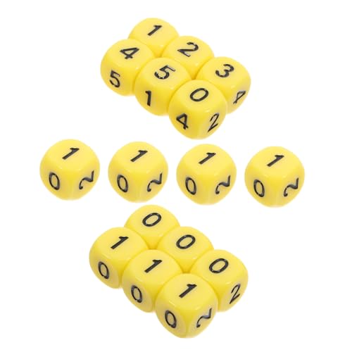 KOMBIUDA 16 Stück Teiliges Zahlenwürfel Set aus Interaktives Lernspielzeug für Matheunterricht Vielseitige Würfel für Addition Subtraktion und Spielerisches Lernen Robust und Tragbar für von KOMBIUDA