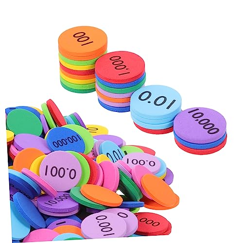 KOMBIUDA 160 Stück Farbige Wertdisketten Lernspielzeug für Zahlenerkennung Eva Material für Mathematische Fähigkeiten und Belohnungssysteme KOMBIUDA 160 Stück Farbige Wertdisketten Lernspielzeug für Zahlenerkennung Eva Material für Mathematische Fähigkeiten und Belohnungssysteme von KOMBIUDA