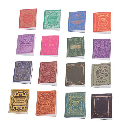 KOMBIUDA 16St Puppenhaus-Notizbuch für kinderspielzeug Accessoires adventsgeschenke Mini-Bücher buchen Miniaturbuch Papier KOMBIUDA 16St Puppenhaus-Notizbuch für kinderspielzeug Accessoires adventsgeschenke Mini-Bücher buchen Miniaturbuch Papier von KOMBIUDA