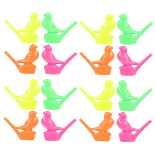 KOMBIUDA 16St vogelpfeife Cartoon-Pfeifen Wassermusikpfeife trällernde Pfiffe Spiel zum Partypfeifen Pfeifen für Musikinstrumente Schiebepfeifen abgeben Requisiten Kind Wasserpfeife Plastik von KOMBIUDA