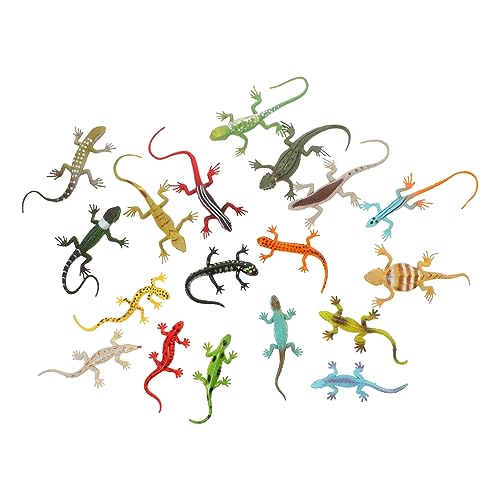 KOMBIUDA 18Stücke Teiliges Reptilien Realistische Gefälschte Echsenspielzeuge Kunststoff Tierfiguren Für Echsen Und Reptilien Figuren Für Streich Und Dekoration KOMBIUDA 18Stücke Teiliges Reptilien Realistische Gefälschte Echsenspielzeuge Kunststoff Tierfiguren Für Echsen Und Reptilien Figuren Für Streich Und Dekoration von KOMBIUDA