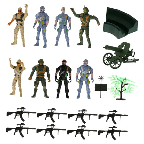 KOMBIUDA 19 Stück Teiliges Soldaten Modellset aus Simulation Soldaten für Jungen für Rollenspiele und Kreative Projekte Figuren mit Lebhaften Details KOMBIUDA 19 Stück Teiliges Soldaten Modellset aus Simulation Soldaten für Jungen für Rollenspiele und Kreative Projekte Figuren mit Lebhaften Details von KOMBIUDA