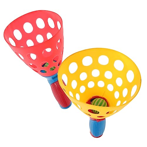 KOMBIUDA 1Paar Interaktives Fangspiel für Catch Launcher mit Bunten Bällen Fördert und Motorik für Drinnen und Draußen Eltern Junge Mädchen Interaktion KOMBIUDA 1Paar Interaktives Fangspiel für Catch Launcher mit Bunten Bällen Fördert und Motorik für Drinnen und Draußen Eltern Junge Mädchen Interaktion von KOMBIUDA