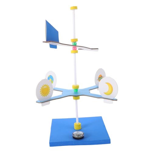KOMBIUDA 1Satz DIY Windfahnen für Wissenschaftsbaukasten für Kreative Experimente Einfach Zusammenbauen Fördert Unabhängigkeit und Problemlösungsfähigkeiten für Schulische von KOMBIUDA