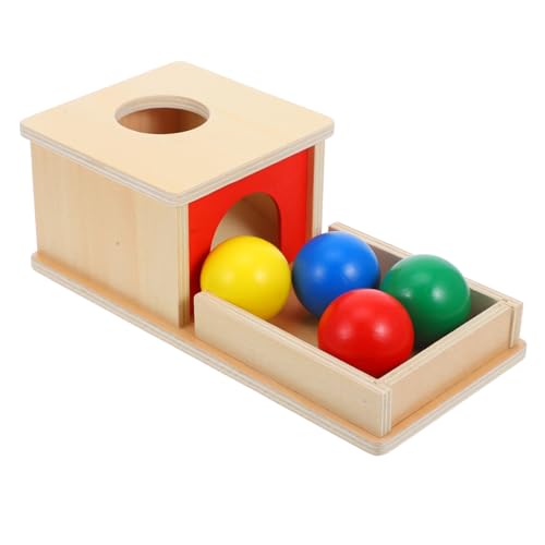 KOMBIUDA 1Satz Holzspielzeug Für Montessori Pädagogisches Zur Frühen Bildung Mit Wiederverwendbaren Bällen Und Objektidentifikation Und Langlebig KOMBIUDA 1Satz Holzspielzeug Für Montessori Pädagogisches Zur Frühen Bildung Mit Wiederverwendbaren Bällen Und Objektidentifikation Und Langlebig von KOMBIUDA