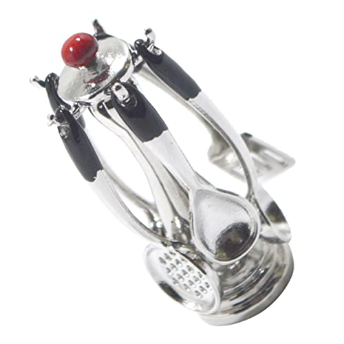 KOMBIUDA 1Satz Maßstab Elegante Suppenkelle Und Halterung Zubehör Für Dekorationen Und Rollenspiele Lebensmittelspielzeug Und Modellbausatz KOMBIUDA 1Satz Maßstab Elegante Suppenkelle Und Halterung Zubehör Für Dekorationen Und Rollenspiele Lebensmittelspielzeug Und Modellbausatz von KOMBIUDA