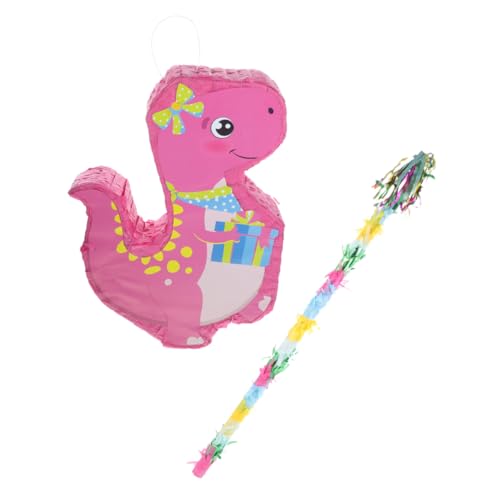 KOMBIUDA Dinosaurier-piñata Für Partys Mit Quastenstab Partyzubehör Spielzeug Dekorative Piñata KOMBIUDA Dinosaurier-piñata Für Partys Mit Quastenstab Partyzubehör Spielzeug Dekorative Piñata von KOMBIUDA
