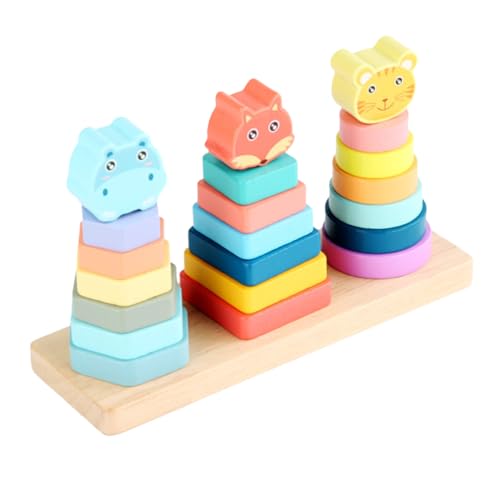 KOMBIUDA 1Satz Rainbow Animal Stacking Tower Montessori Stapelturm Für Junge Mädchen Form Sortierspielzeug Kognitiven Entwicklung Für Junge Mädchen Ab Monaten Farbenfrohes Design KOMBIUDA 1Satz Rainbow Animal Stacking Tower Montessori Stapelturm Für Junge Mädchen Form Sortierspielzeug Kognitiven Entwicklung Für Junge Mädchen Ab Monaten Farbenfrohes Design von KOMBIUDA
